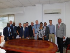 During its stay in Lagos, Nigeria, the 2018 Sub Sahara Africa Board Team met with executives at Flour Mills of Nigeria (FMN) at the company's mill in Apapa area of Lagos.