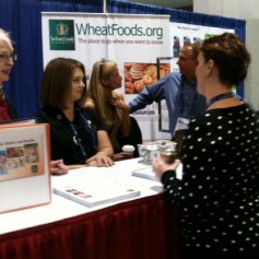 Photo: Wheat Foods Council booth at the Food and Nutrition Expo.