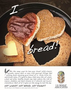 Image: Eat Wheat. Eat Bread. Eat Right!