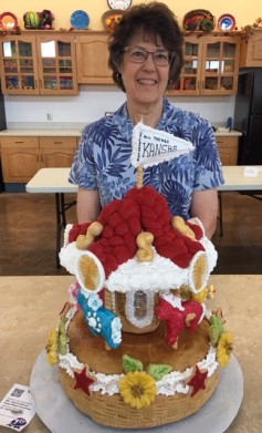 Wilma Olds, Wilson, winner of the Bread Sculpture Contest