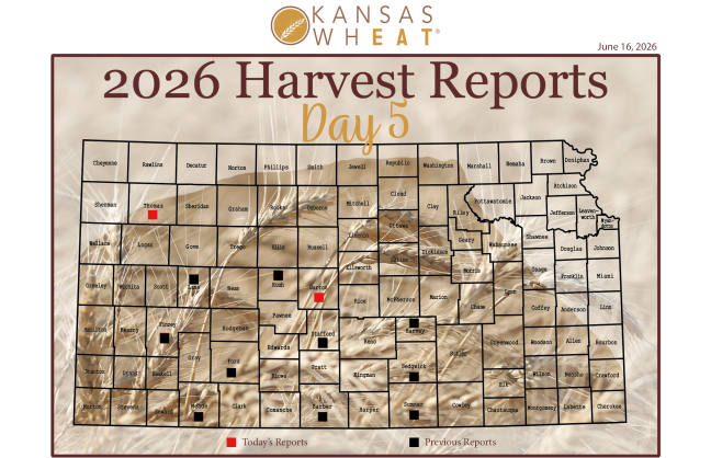 Harvest Report Day 5 Map