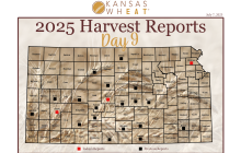 Map: Day 9 Harvest Report.