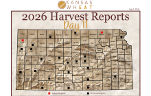 Harvest Report Day 11 Map
