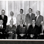 Garden City Co-op Board, 1958 annual meeting.