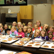 It also allows us to put on instructional programs like the "Pizza in a Bag" program attended by these fun Girl Scouts!