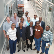 The KWIC gives us the opportunity to host trade teams with important export partners. This Nigerian Trade Team was the first to tour the facility. 