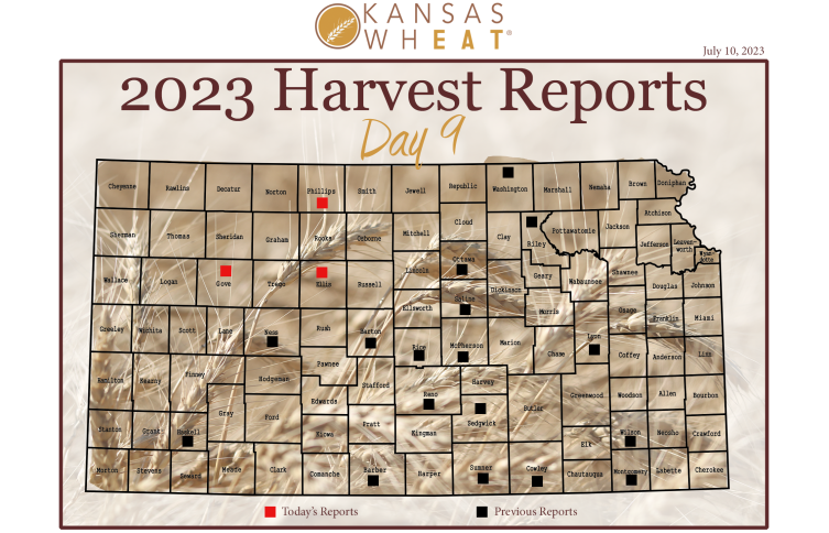 2023 Wheat Harvest Report Day 9