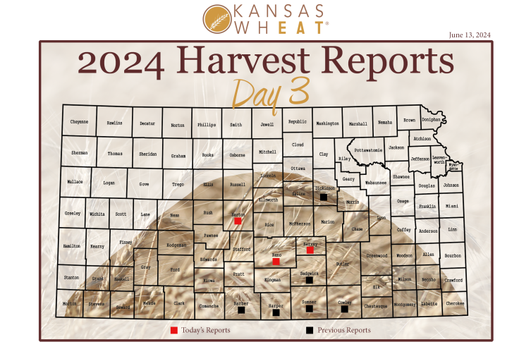 Map: Day 3 Harvest Report 2024.