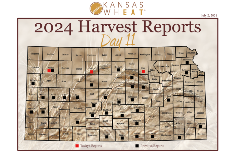 Map: Day 11 Harvest Report.