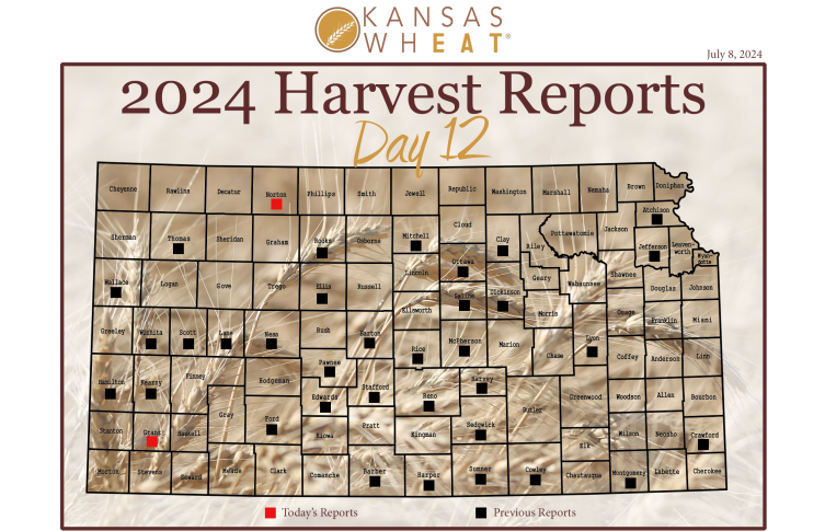 Map: Day 12 Harvest Report.