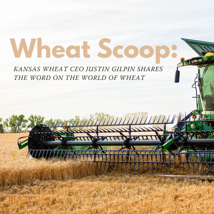 Wheat Scoop: Kansas Wheat CEO Justin Gilpin shares the word on the world of wheat.