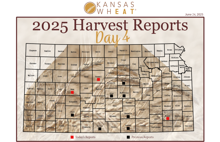 Map: Day 4 Harvest Report.