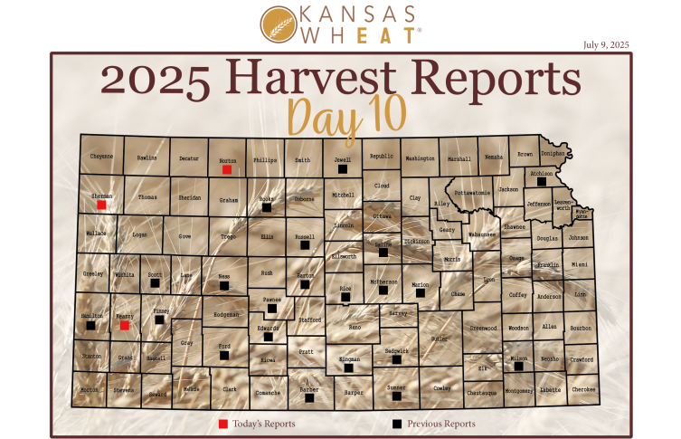 Map: Day 10 Harvest Report.