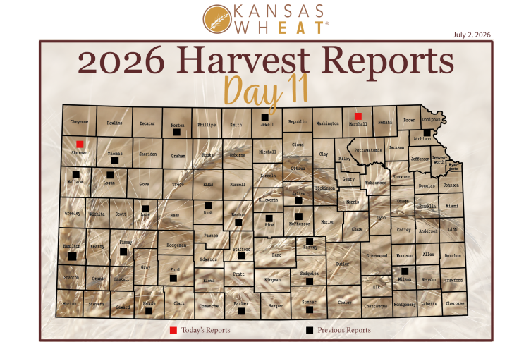 Harvest Report Day 11 Map