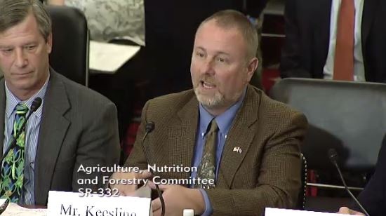 Doug Keesling, Kansas Wheat, Senate Ag, wheat