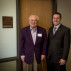 Dr. Barry Flinchbaugh and Dalton Henry at the Kansas Wheat Innovation Center.
