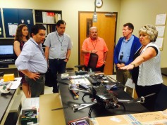 The Peru trade team visited Federal Grain Inspection Service.