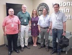 Peruvian trade team tour of the USDA National Grain Center, Kansas City, Mo.