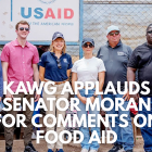 Image: KAWG applauds Senator Moran for comments on food aid.